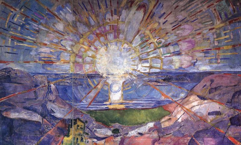 the sun, Edvard Munch